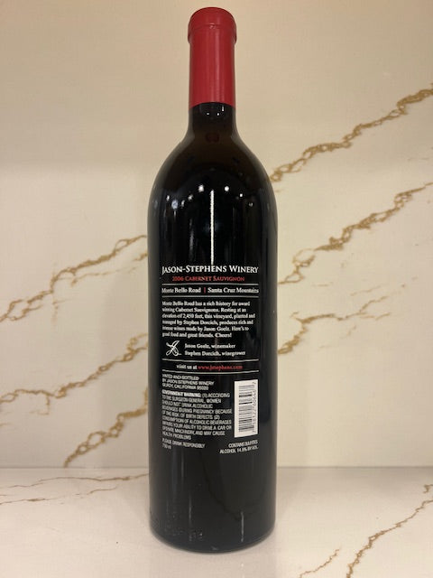 2006 Cabernet Sauvignon Monte Bello Road Santa Cruz Mountains Jason Stephens Winery 90 Points