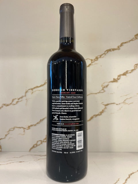 2006 Merlot Santa Clara Valley Jason Stephens Winery 82 Points