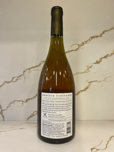 2007 Estate Chardonnay Santa Clara Valley Jason Stephens Winery