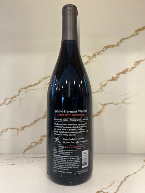 2010 Mourvèdre Santa Clara Valley Jason Stephen Winery 87 Points