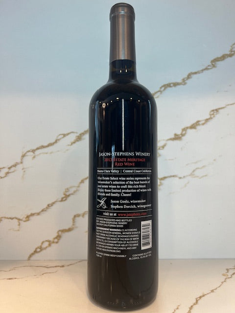 2013 Estate Meritage Santa Clara Valley Jason Stephens Winery