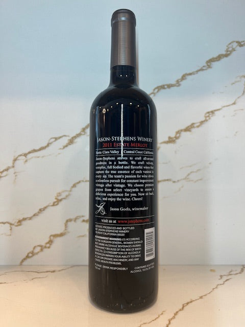 2011 Estate Merlot Santa Clara Valley Jason Stephens Winery 89 points
