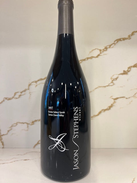 2007 Estate Select Syrah Santa Clara Valley Jason Stephens Winery