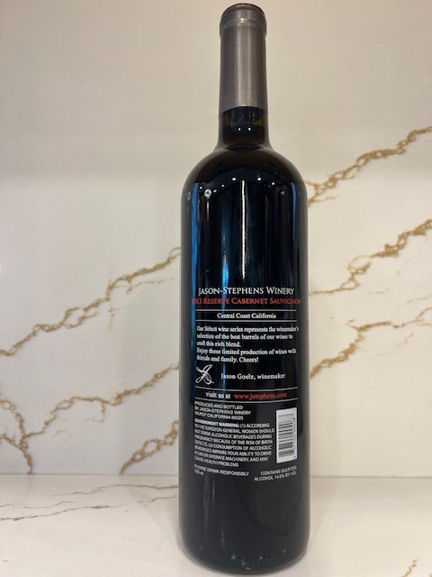 2013 Reserve Cabernet Sauvignon Central Coast California Jason Stephens Winery