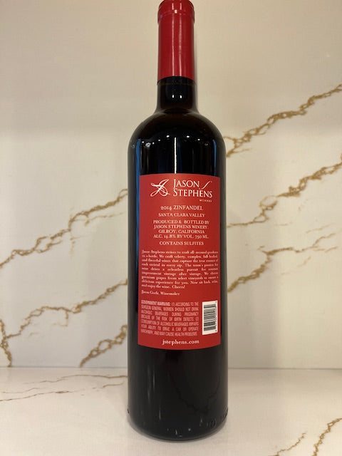 2014 Zinfandel Santa Clara Valley Jason Stephens Winery