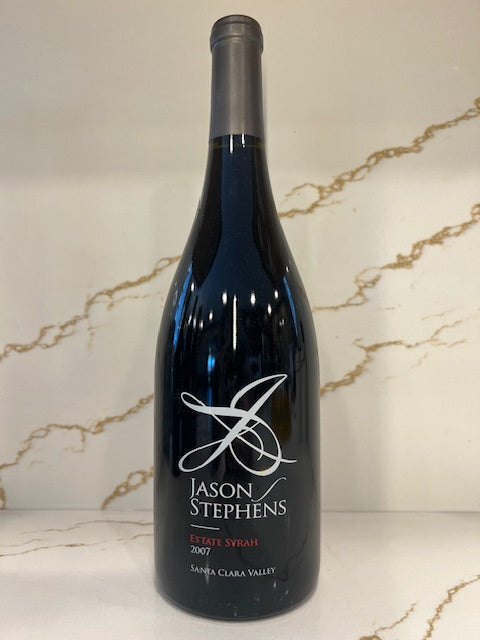 2007 Estate Syrah Santa Clara Valley Jason Stephens Winery 87 points