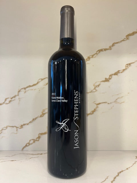 2013 Estate Malbec Santa Clara Valley Jason Stephens Winery 85 points