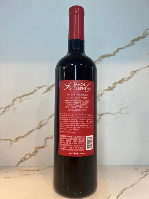 2014 Petite Sirah Santa Clara Valley Jason Stephens Winery 88 points